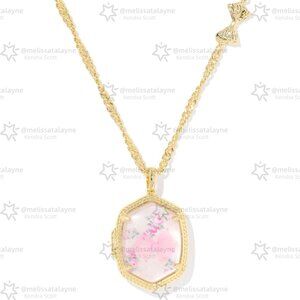 Kendra Scott x LoveShackFancy Daphne Gold Locket Necklace